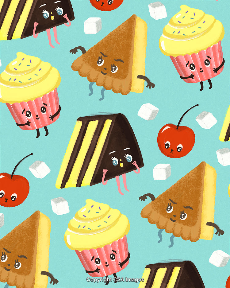 Pie Cake and Cupcakes