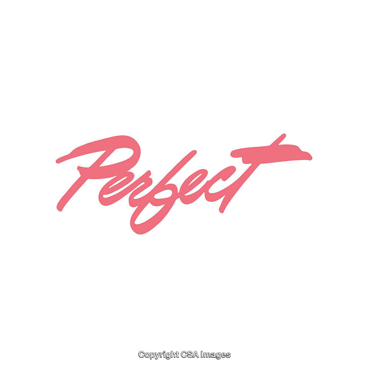 Stylish Pink Cursive Typography Art with Minimalist White Background
