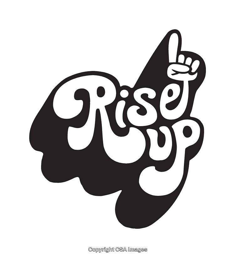 Black and White Typography Illustration with an Inspirational Message