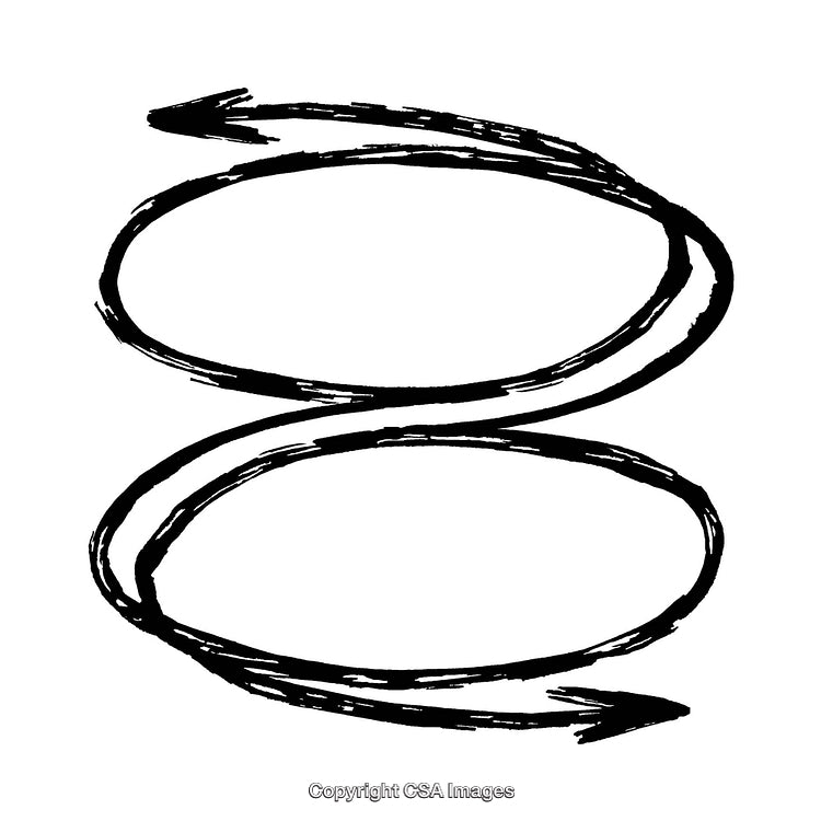 Black Abstract Circular Border When Used as a Dynamic Frame