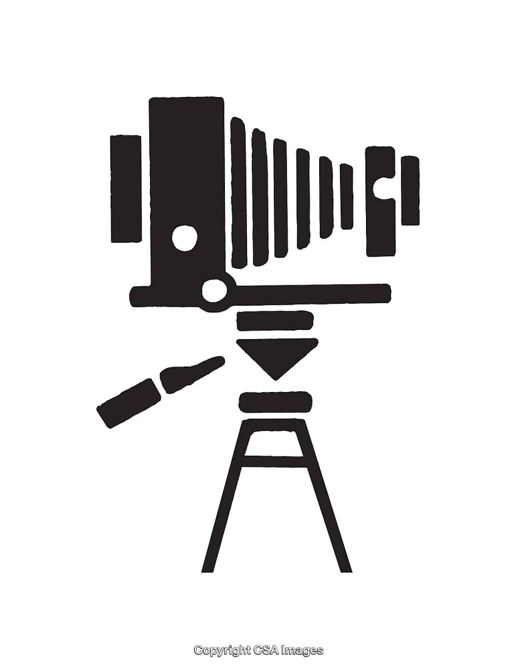 Vintage Camera Icon Depicting Retro Photography Equipment on Display