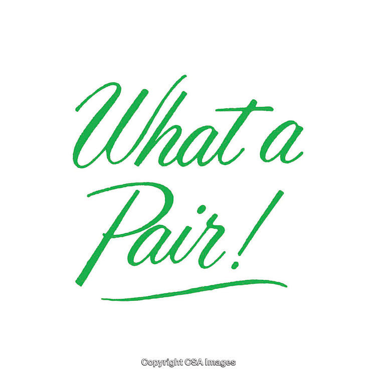 Green Script Text on White Background Highlighting a Playful Message