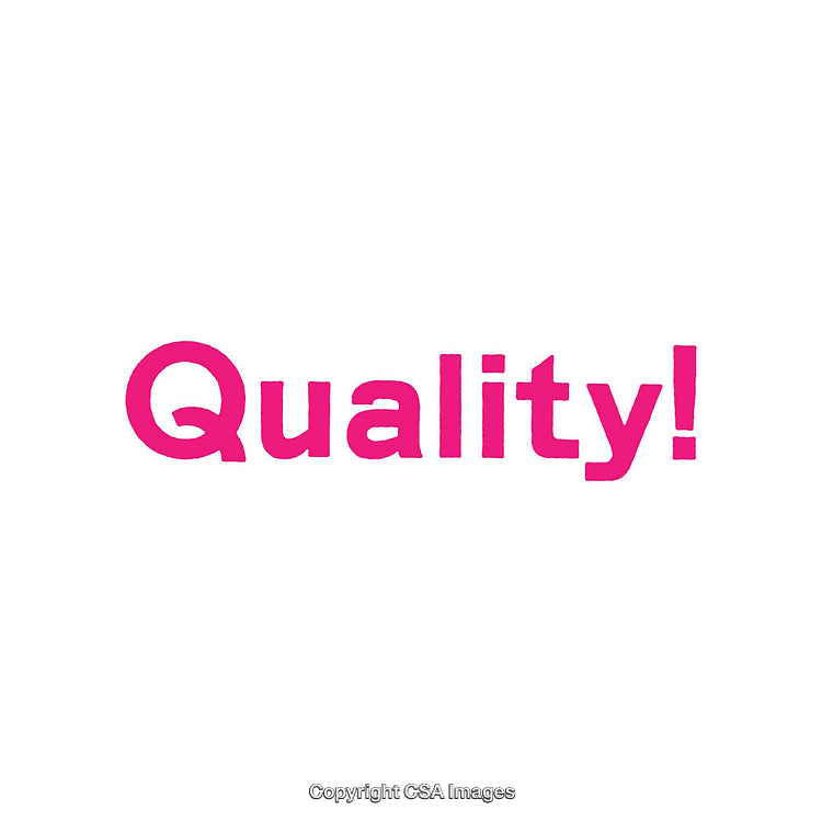 Pink Typography Spelling Quality With Emphasis on Simplicity and Design