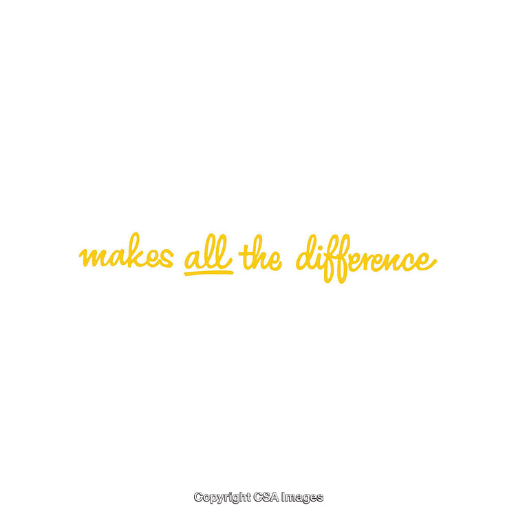 Motivational Quote in Yellow Calligraphy on Minimalist White Background