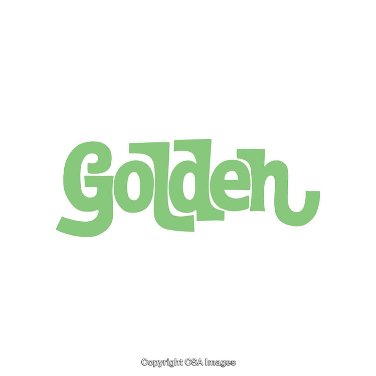 Playful Green Typography on a Minimal White Background