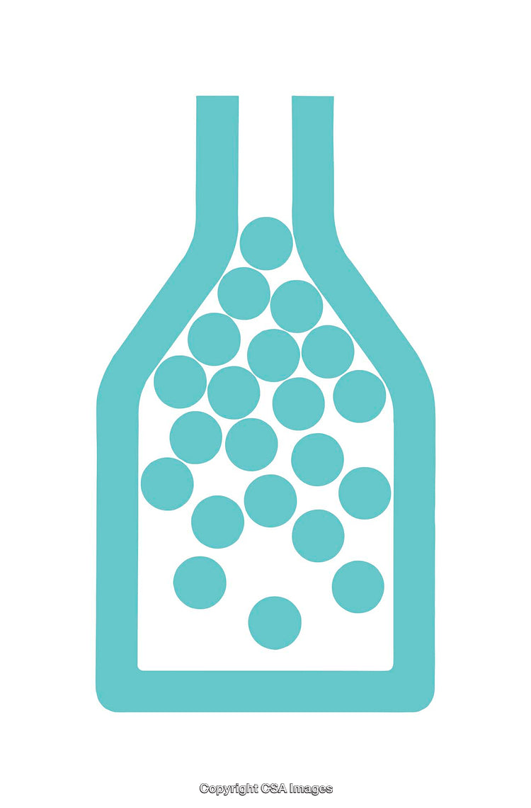 Minimalist Icon Representing a Science Flask Related to Chemistry Concepts