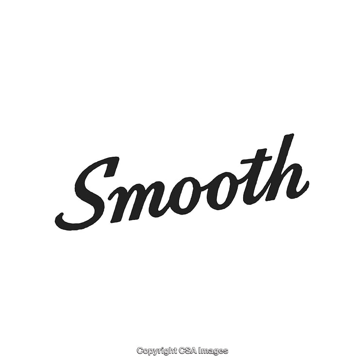 Handwritten Smooth Text in Cursive Font on White Background