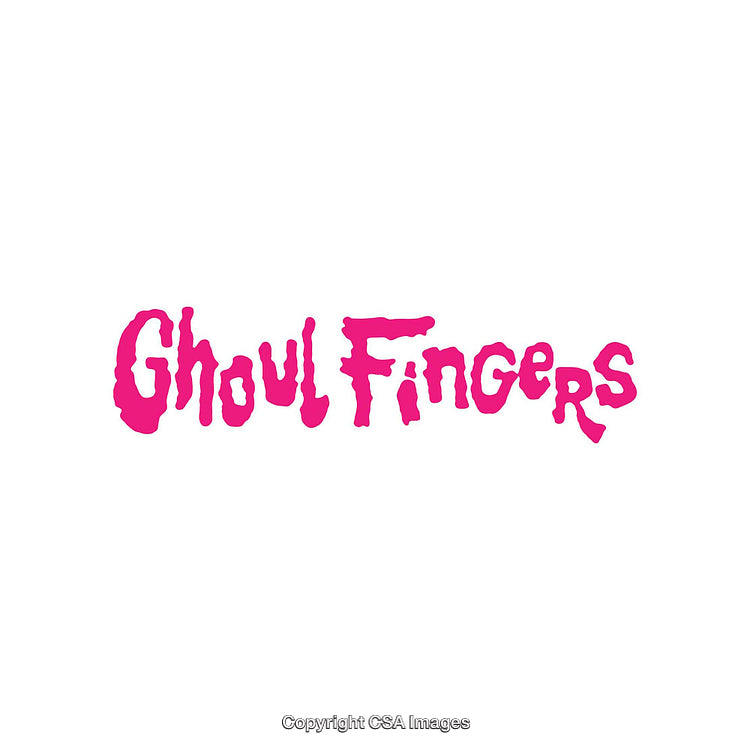 Bright Pink Creepy Text Design on a Clean White Background