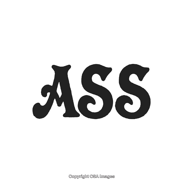Retro Styled Typography Featuring Artistic Text in Black on White Background