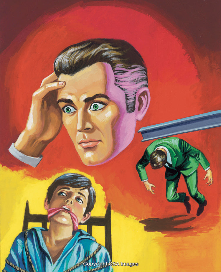 Illustrative Depiction of Dramatic Scenes with Emotion and Suspense