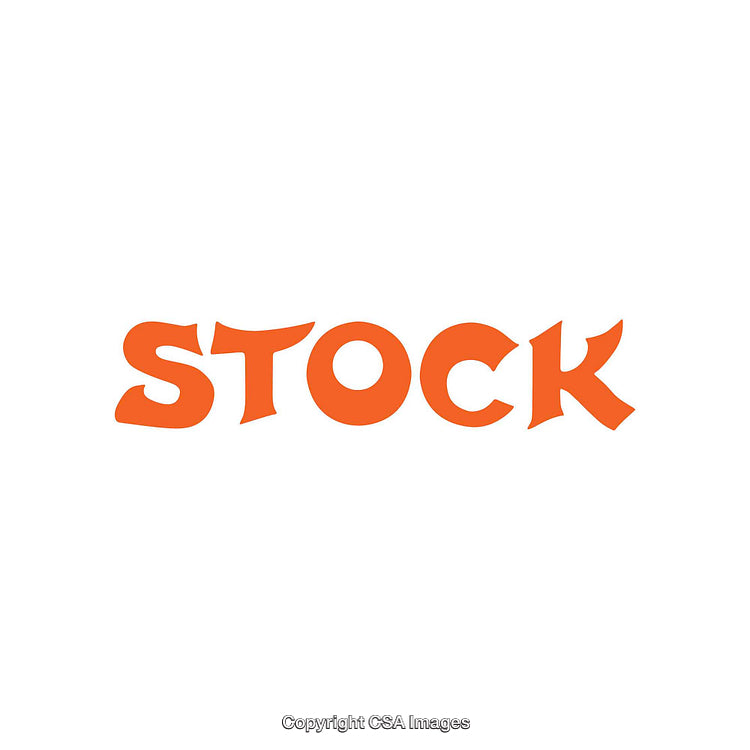 Bold Orange Typography Illustration on a Clean White Background