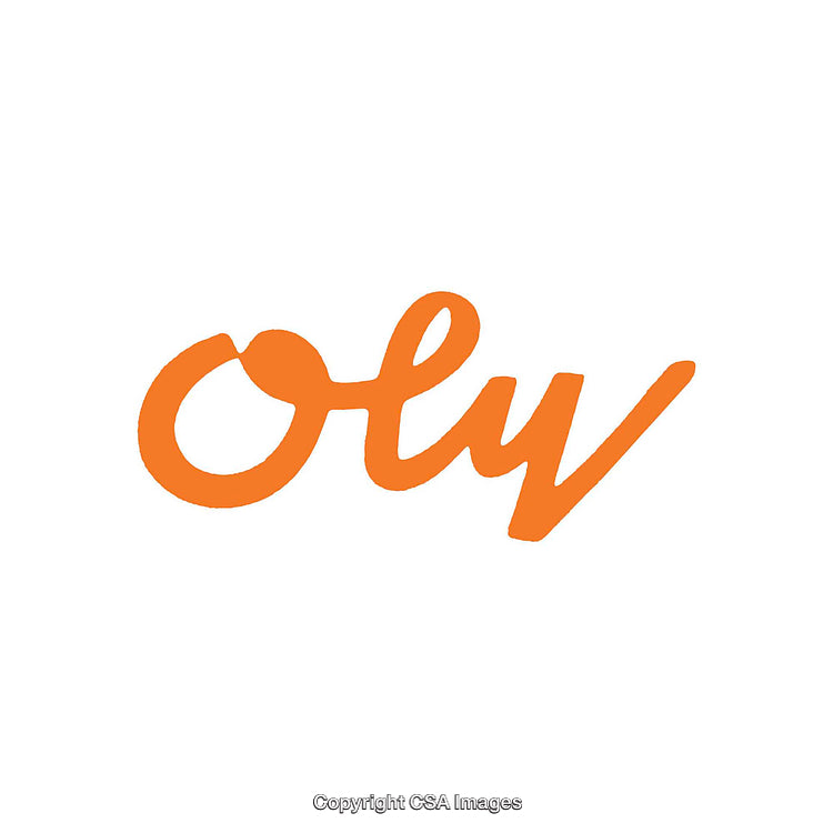 Modern Orange Handwritten Letters Design on a White Background
