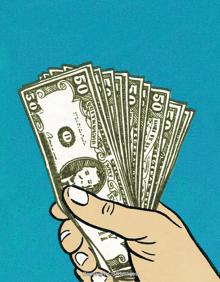 Hand Full of Cash