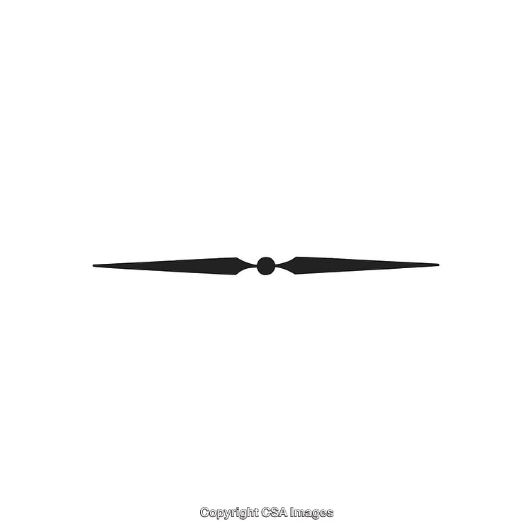 Elegant Black Decorative Design Ornament on White Background