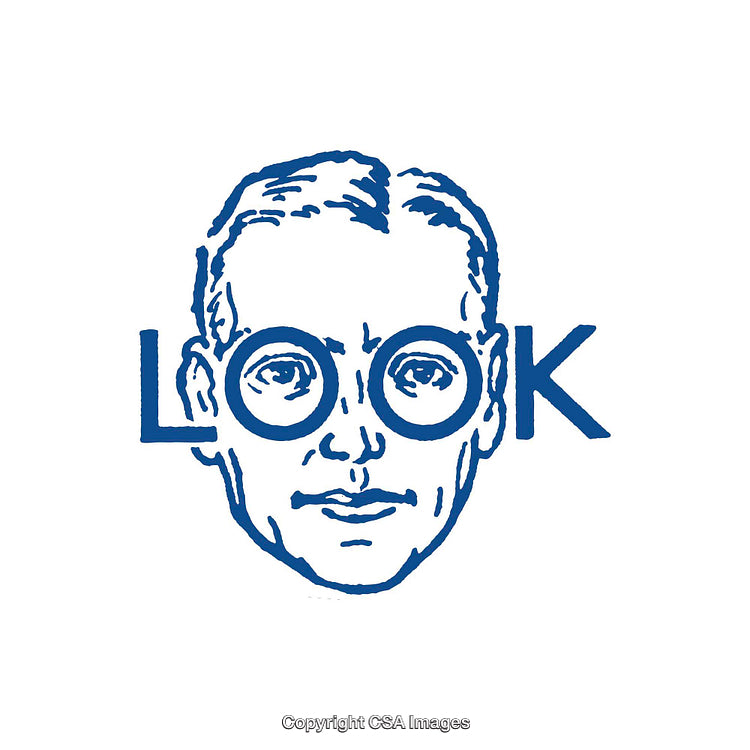 Retro Styled Artistic Illustration with Typography and Facial Sketch Detail