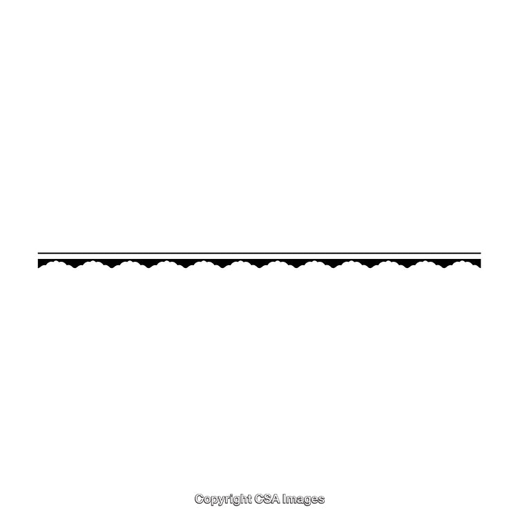 Elegant Black And White Border With Ornamental Design Element