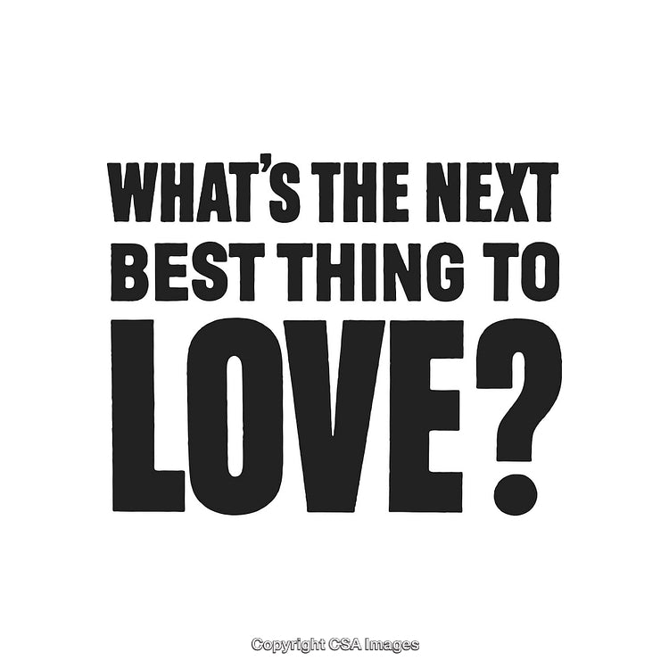 Inspirational Text Stressing Love and Reflection in Bold Black Typeface