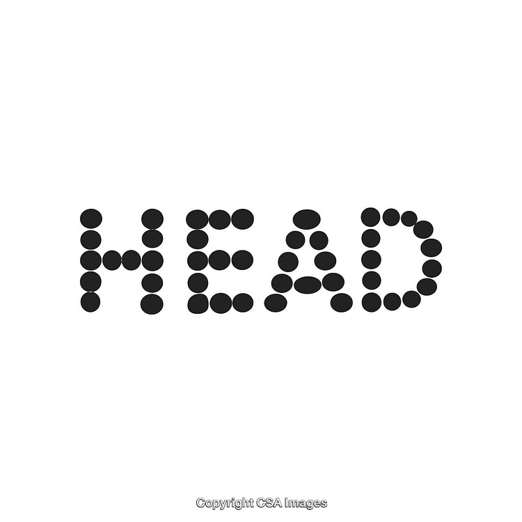 Creative Text Illustration Using Dotted Typography on a White Background