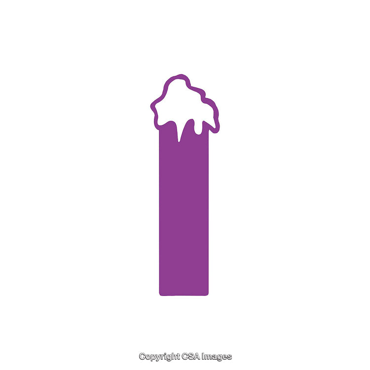 Illustration of the Letter I Featuring a Unique Decorative Style