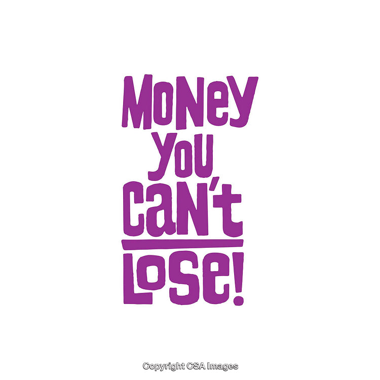 Purple Typography Quote Image Featuring Money and Empowerment Theme