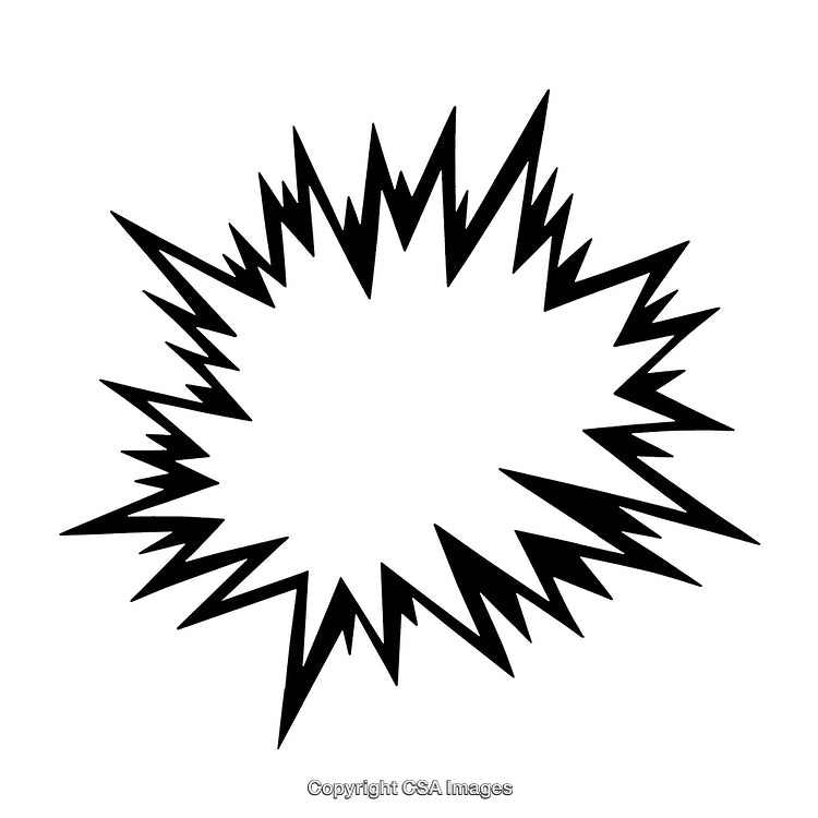 Black And White Jagged Border Design for Graphic Elements