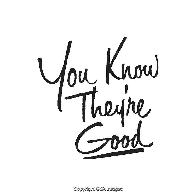 Handwritten Inspirational Quote in Black Ink on White Background