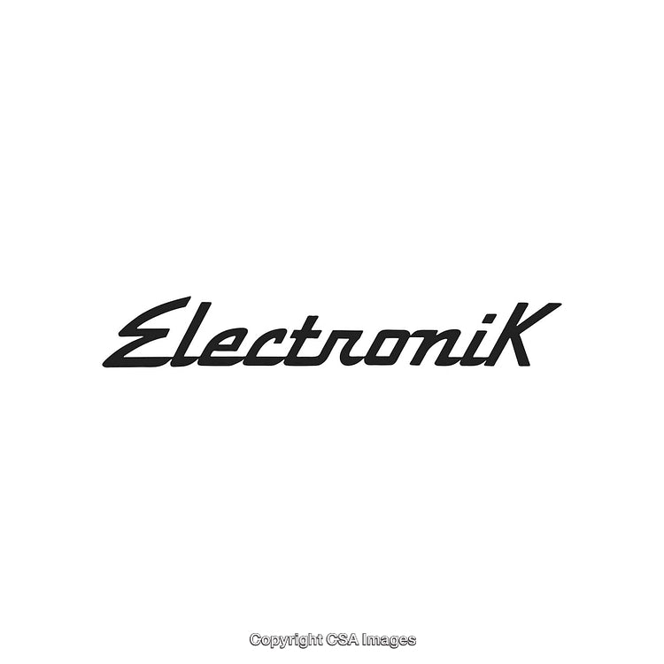 Stylized Text Logo Design Featuring the Word ElectroniK in Bold Font