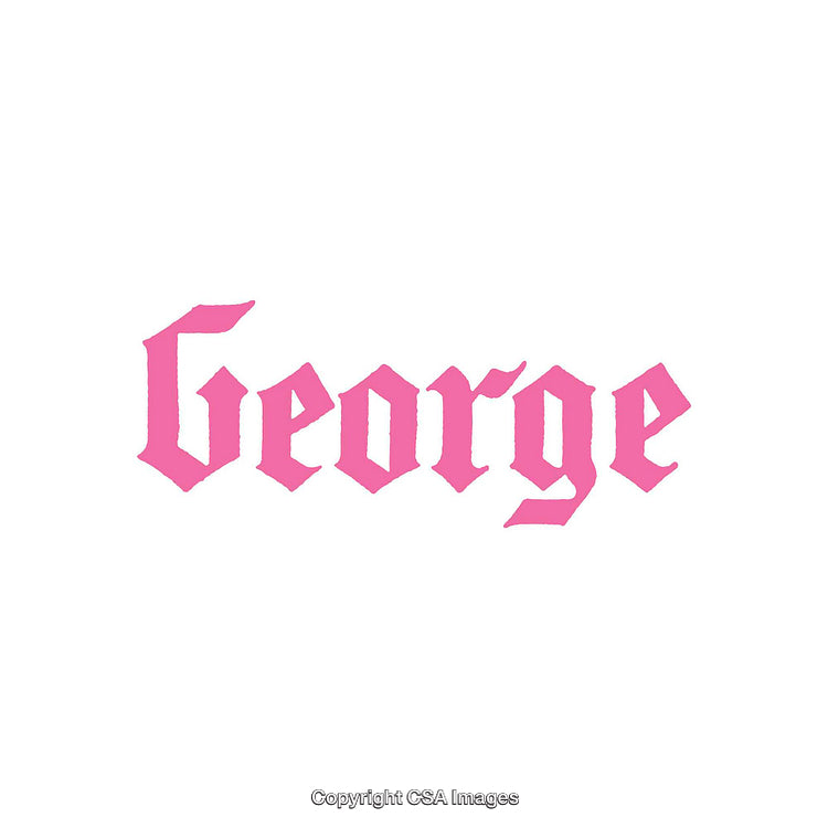 Stylized Word Graphic with Pink Text on White Background