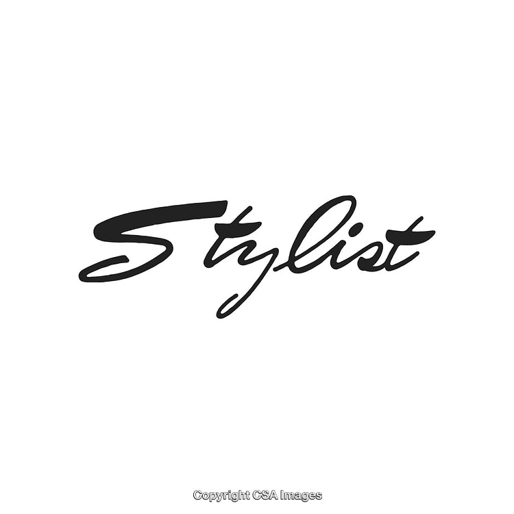Elegant Handwritten Script of the Word Stylist for Design and Branding