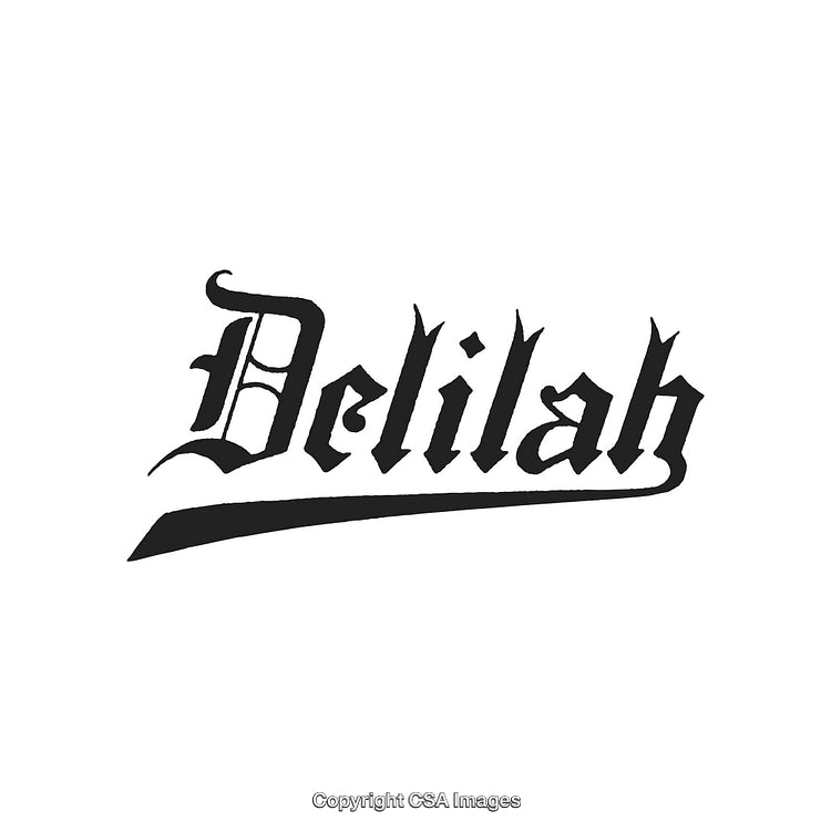 Gothic Style Hand-Drawn Calligraphy Logo Text Design on Clean White Background