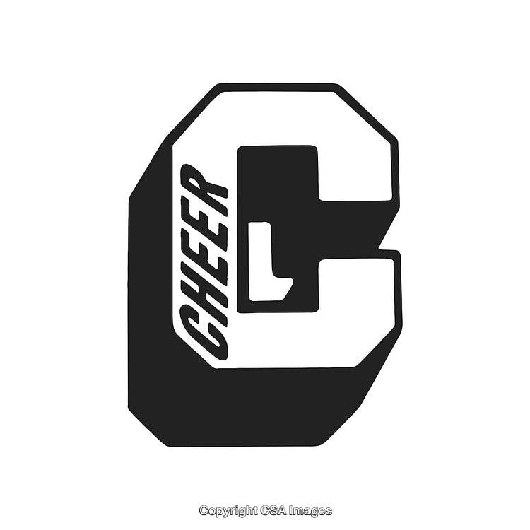 Cheerful Monochrome Typography With Bold Letter and Contemporary Design