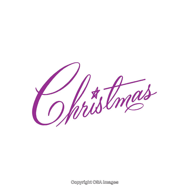 Elegant Purple Christmas Typography with Decorative Style and Festive Vibes
