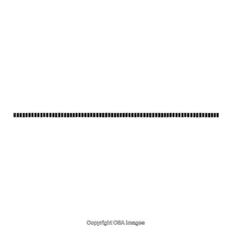 Simple Black and White Border Line Design on White Background