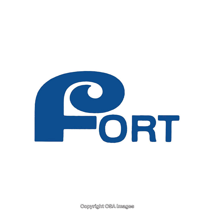 Classic Blue Themed Graphic Design Featuring A Unique Wavy Letter F Motif
