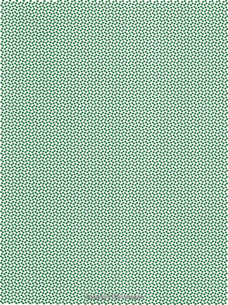 Green Pattern on White Background with Modern Repetitive Abstract Shapes