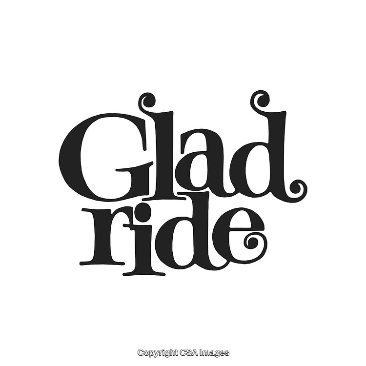 Stylized Typography Design Featuring Retro Font with Swashy Letter Details