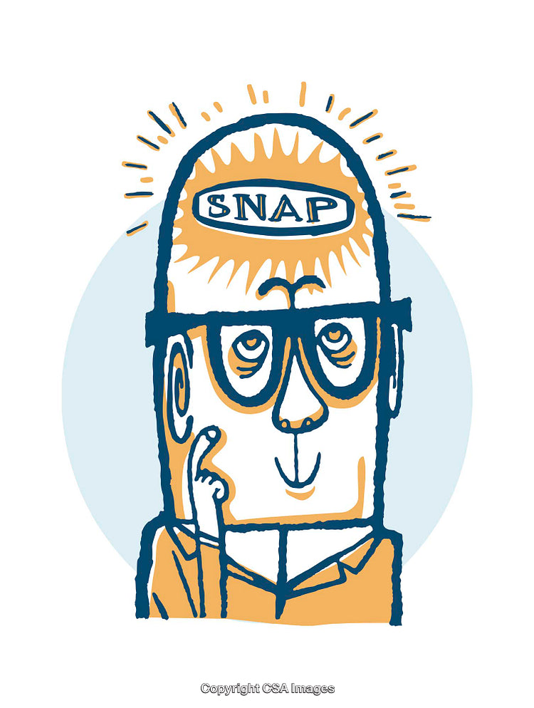 Colorful Cartoon Character Illustration with Snap Theme and Creative Style