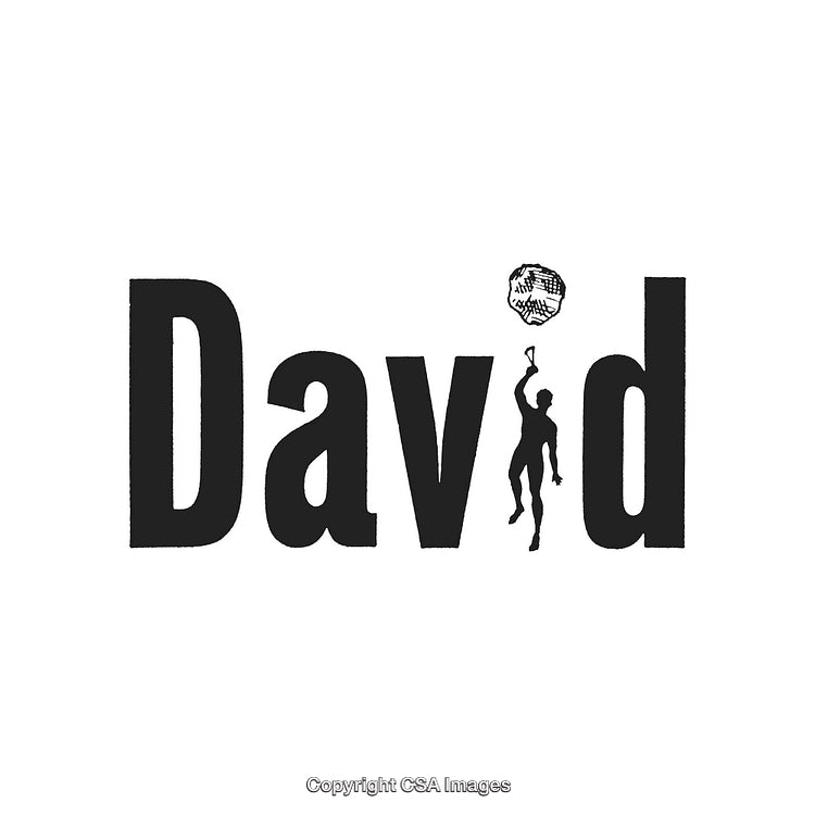 Creative Typography Featuring Stylized Figure and Unique Lettering Design