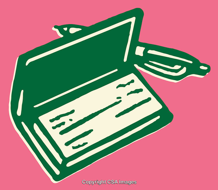 Colorful Retro-Inspired Notebook Illustration on Bold Pink Background