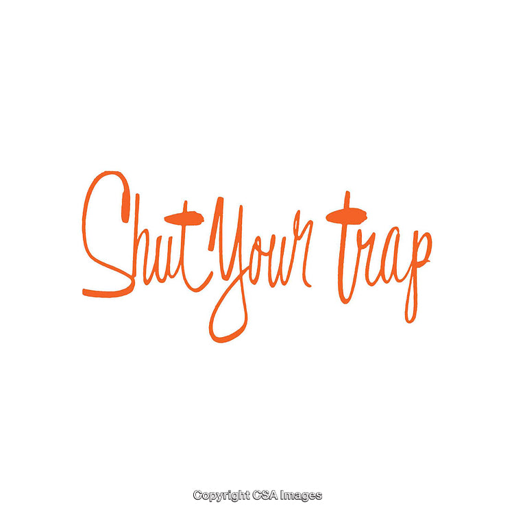 Vivid Orange Calligraphic Text on a White Background Displaying a Phrase