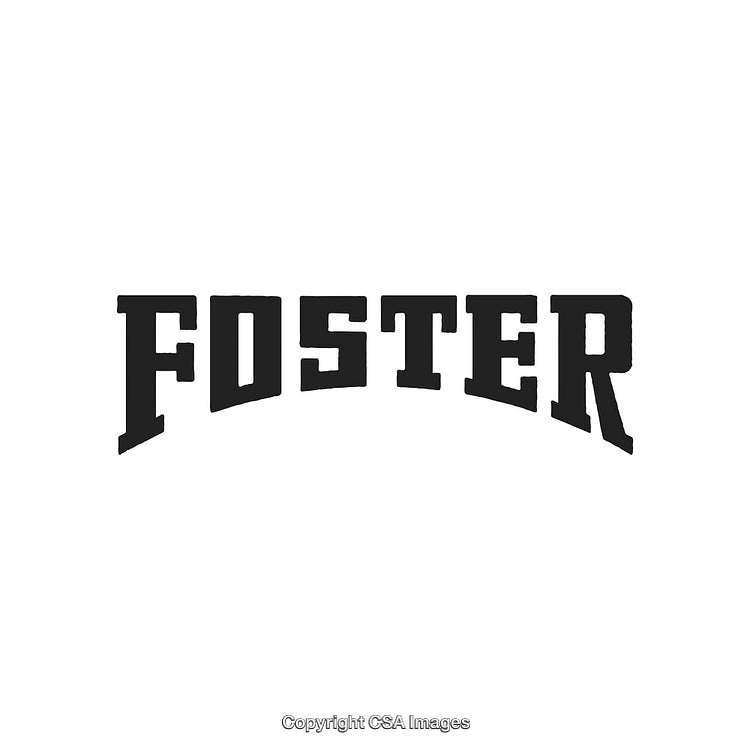 Bold Typeface Design Displaying the Word Foster with Distinctive Lettering Style