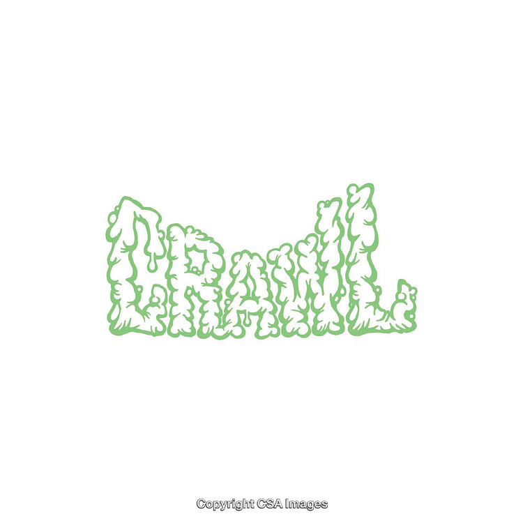 Unique Green Stylized Lettering With Abstract Font Design