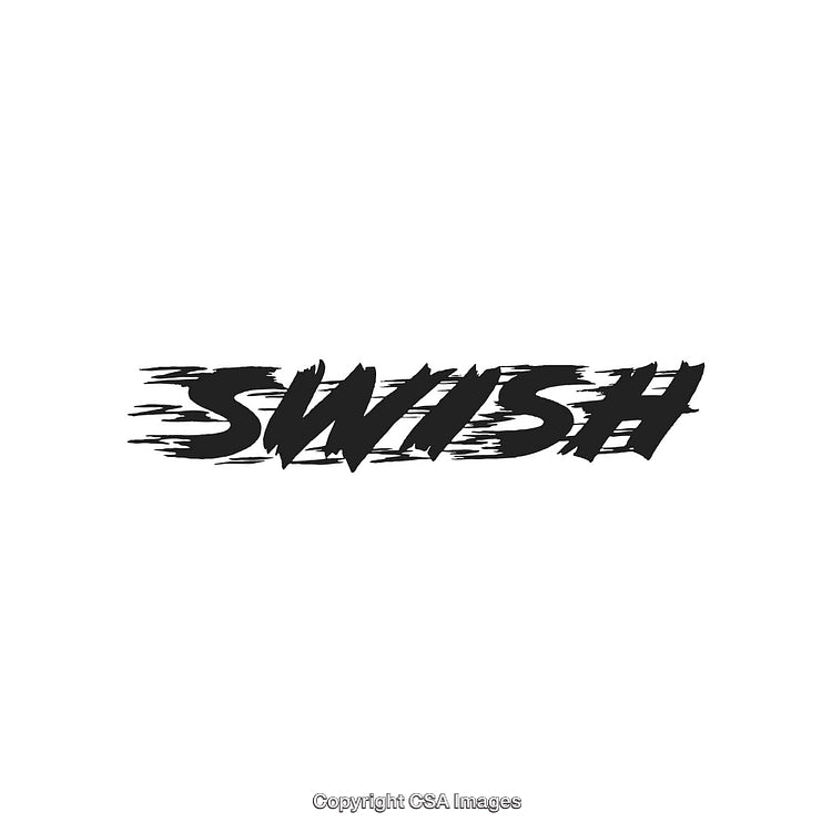 Dynamic Abstract Text Design with Swish Style and Energy