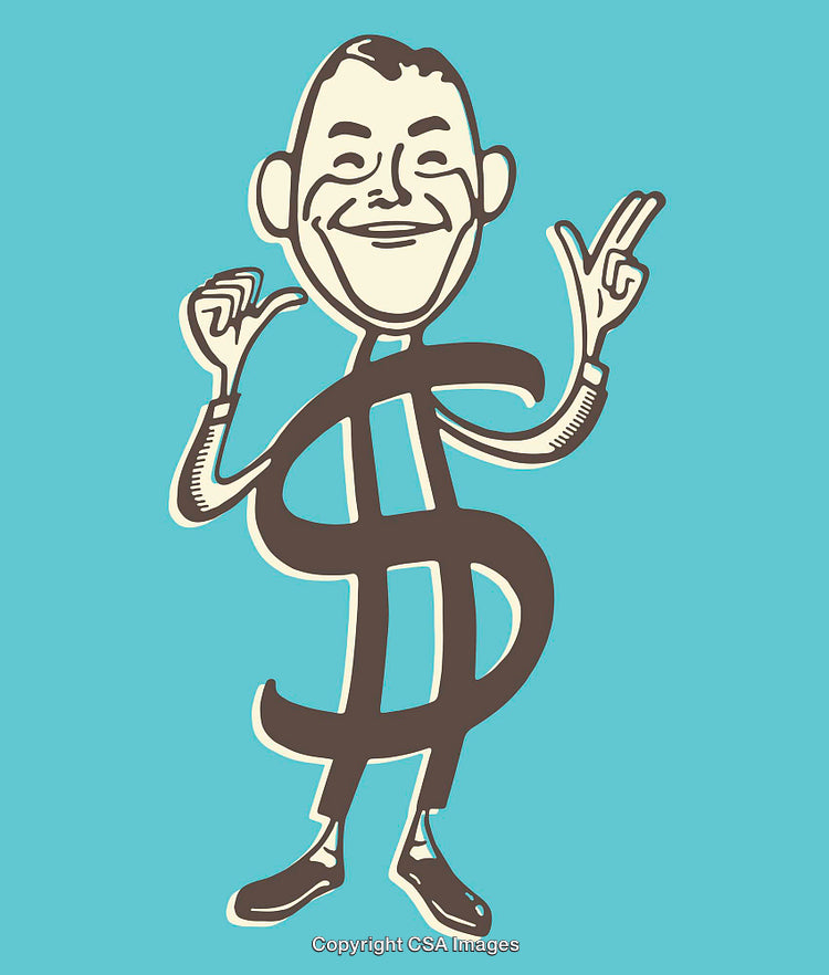 Creative Line Art Illustration of Business and Finance Theme
