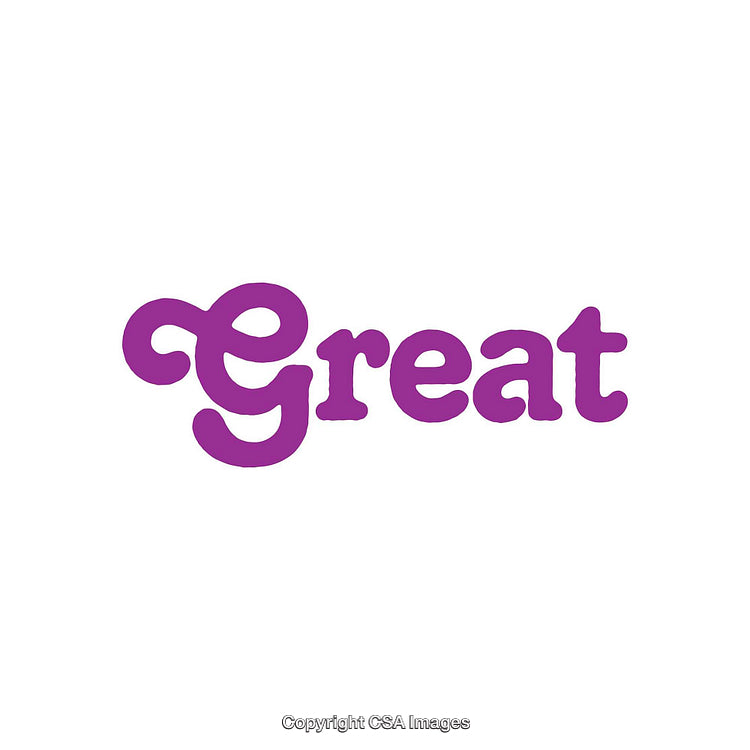 Bold Purple Typography in a Classic and Decorative Style on White Background