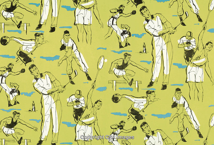 Male athletes pattern