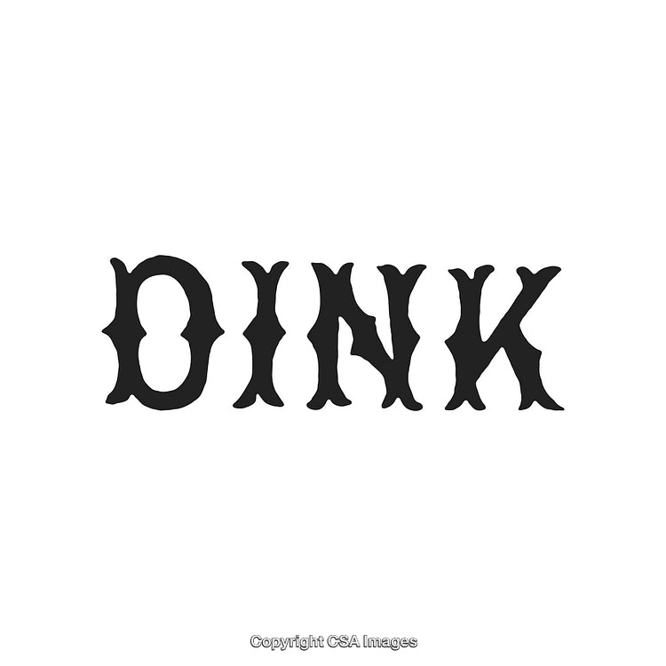 Decorative Typography Design Featuring Bold Text with Intricate Serif Details