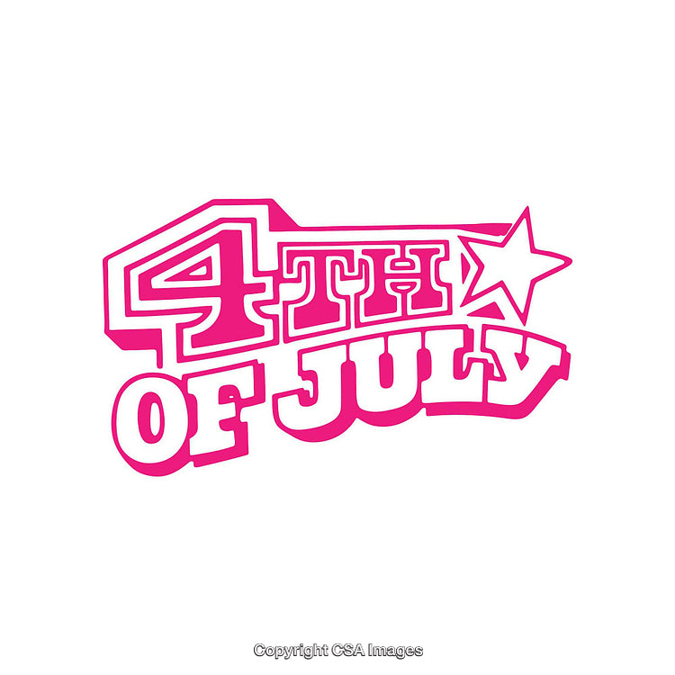 Bright Text Design Celebrating Independence Day With Festive Typography