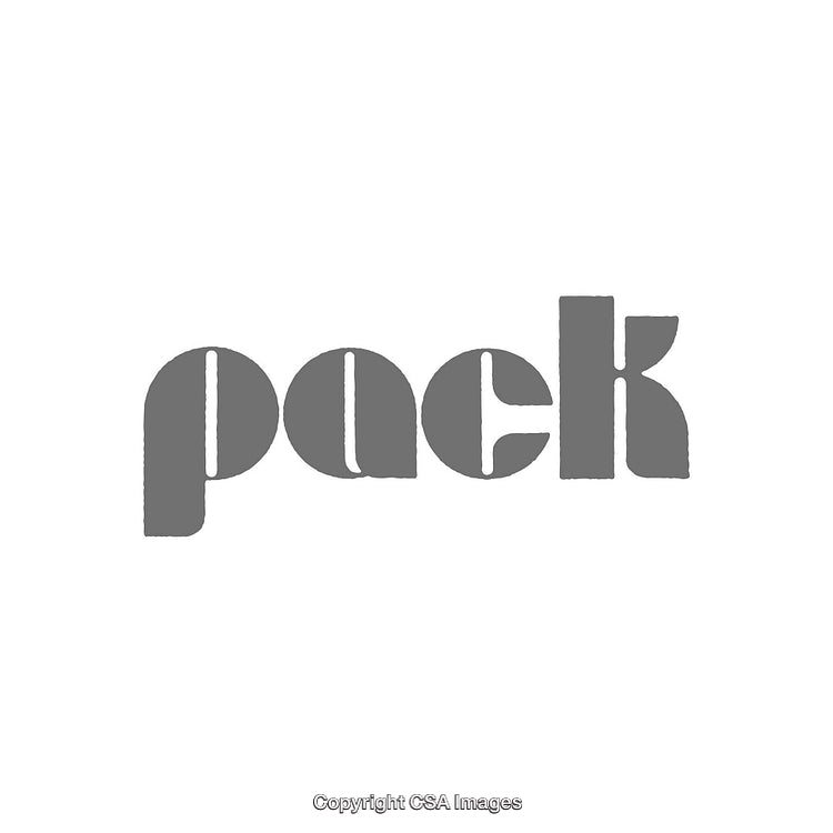 Gray Text Graphic Word Pack Isolated on Clean White Background