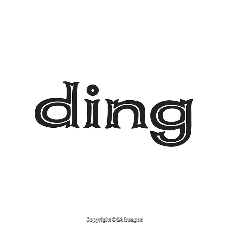 Decorative Typography Featuring Playful Serif Letters On a Simple Background